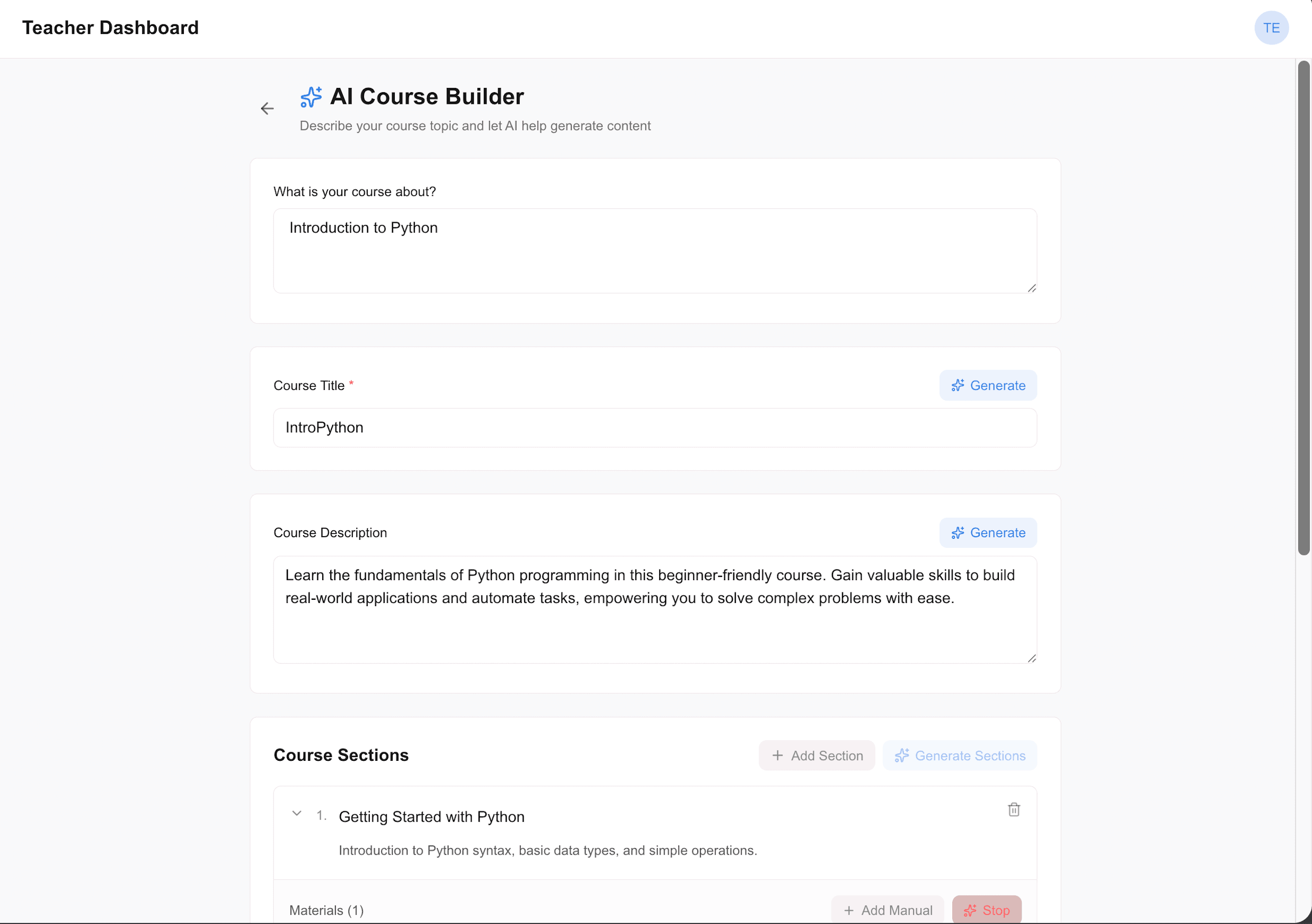 Curriculum at Their Fingertips